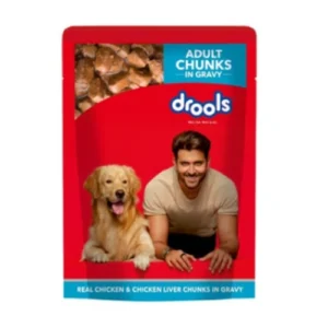Drools Adult Wet Dog Food (Chicken Liver Chunks in Gravy)