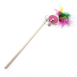 Cat Teaser Wand Multi-Pack with Feather Rope & Bell Toys