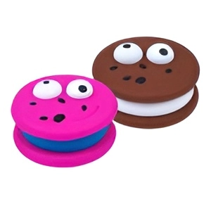 Cookie Shape Squeaky Dog Toy