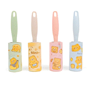 Cartoon Sticky Roller for Clothes, Pet Hair & Dust Remover