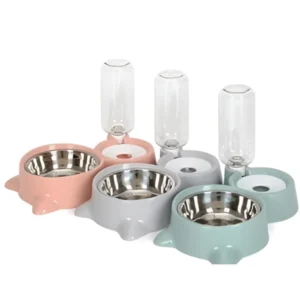 2 In 1 Automatic Pet Food and Water Feeder